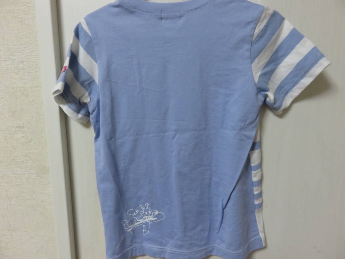 中古 ミキハウス 半袖Ｔシャツ 110 水色の画像4