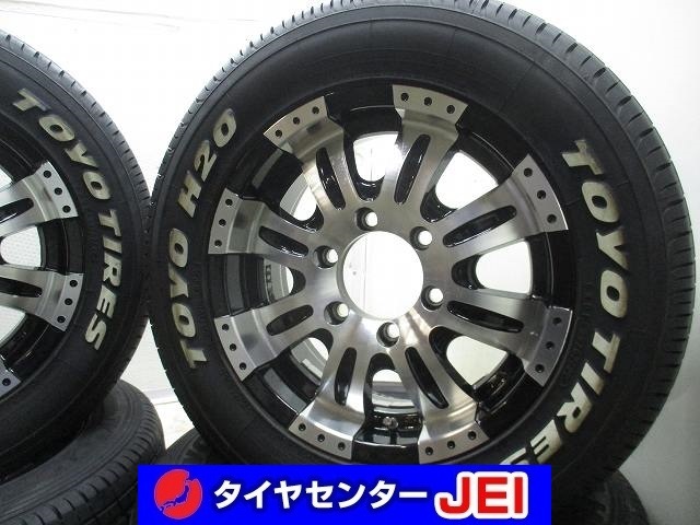 16インチ 215/65R16 109/107R 6.5J+38 139.7 ハイエース 中古タイヤホイール【4本】送料無料(MA16-4036)