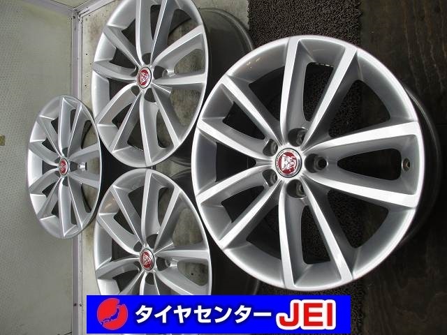 18インチ ジャガー純正 7.5J+45 108 中古アルミホイール4本セット送料無料(A18-4781）_画像1