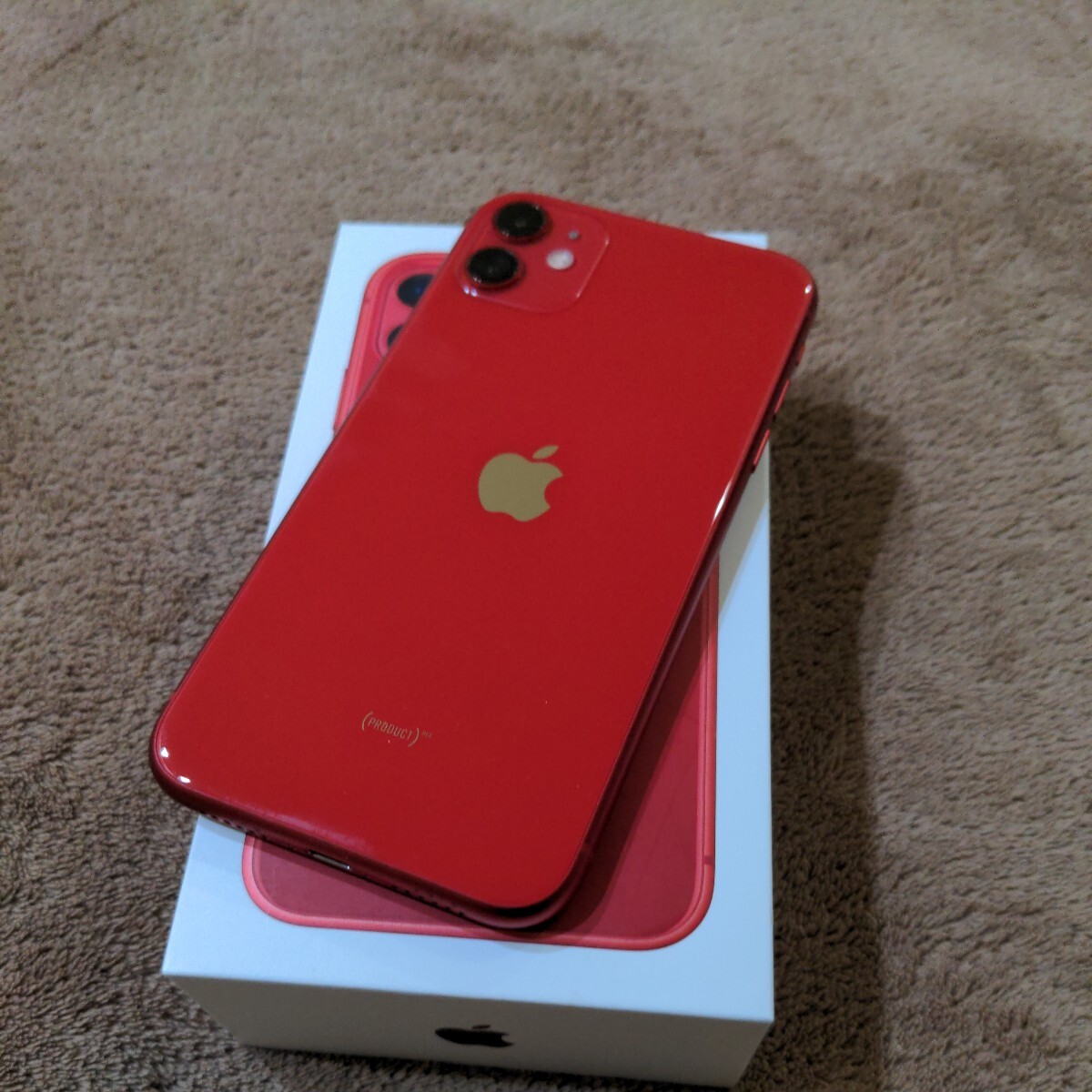 iPhone 11 128GB （PRODUCT）RED SIMフリーの画像3