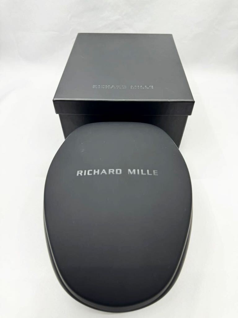 未使用品 リシャール ミル 時計ケース グレー 時計BOX 1本用 RICHARD MILLE 非売品 携帯ケース リシャールミル 箱 空箱 の画像1