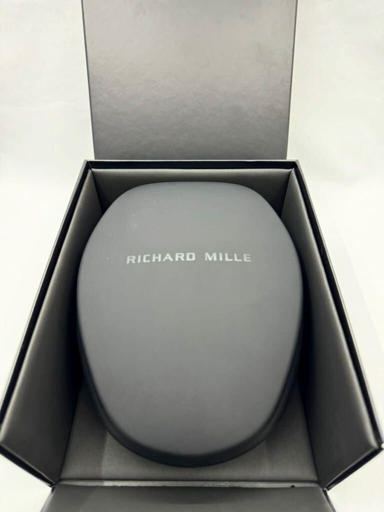 未使用品 リシャール ミル 時計ケース グレー 時計BOX 1本用 RICHARD MILLE 非売品 携帯ケース リシャールミル 箱 空箱 の画像7