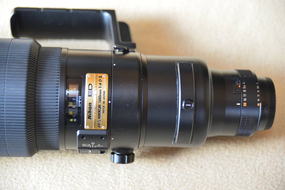 **NIKON AF-S 500mm F4 DⅡ single burnt point lens, superior article **