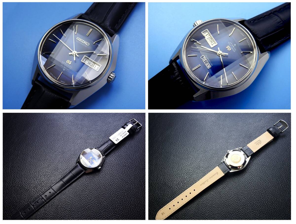 GRAND SEIKO SPECIAL グランド セイコー 6156-8000 Steel Deep Blue Dial メンズ 自動巻き( 極美品、OH済み )