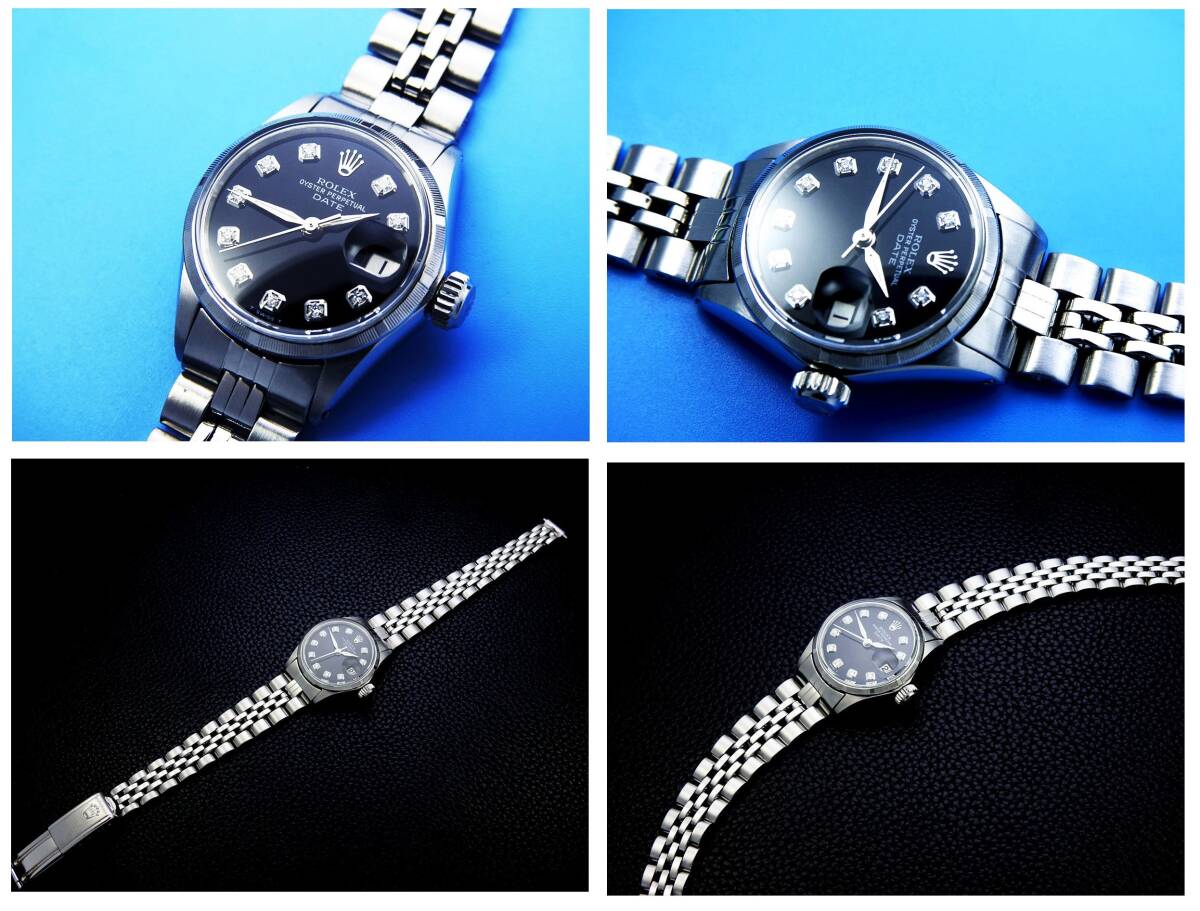 ROLEX ロレックス Oyster Perpetual Ref. 6623 WG/Steel レディース ジュビレ ブレスレット使用 自動巻き ( 美品、OH済み ) / 24mmの画像5