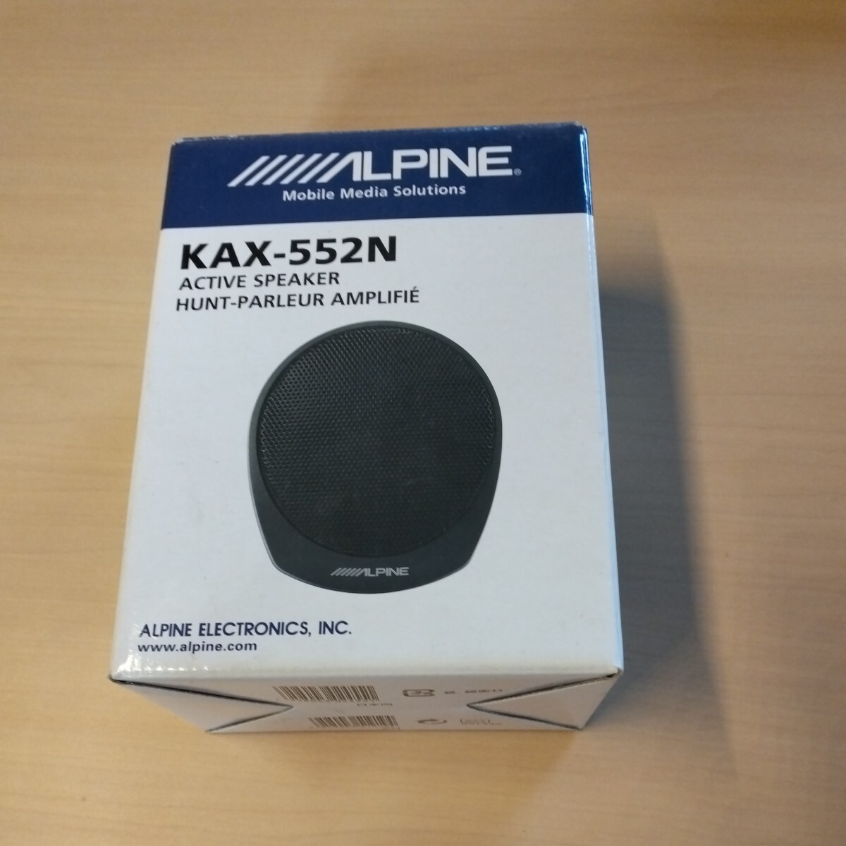 新品未使用 【ALPINE】 KAX-552N アンプ付ナビゲーション用スピーカーの画像1