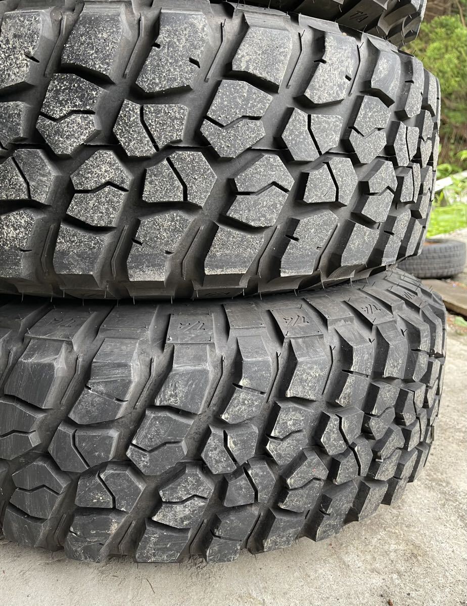 ☆ ランドクルーザー70 使用 懐かしの CENTER LINE15インチ BFグッドリッチMT KM2 31×10.50R15LT 139.7 6穴 青森市から ☆の画像7