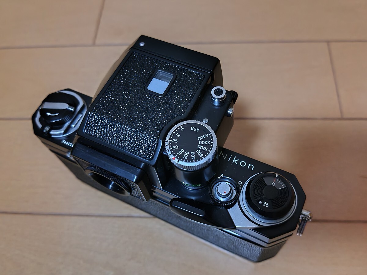 【極美品・動作確認済】 Nikon F 後期型 シルバー ボディ フォトミックFTN フィルムカメラ フルサイズ一眼レフ ニコンの画像4
