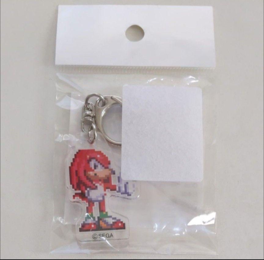 ソニックザヘッジホッグ ナックルズ アクリルキーホルダー 限定生産品  セガ SEGA SONIC THE HEDGEHOG