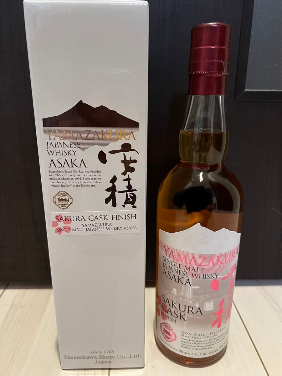 YAMAZAKURA シングルモルト安積 桜カスクフィニッシュ 700ml YAMAZAKURA シングルモルト安積 桜カスクフィニッシュ 700ml