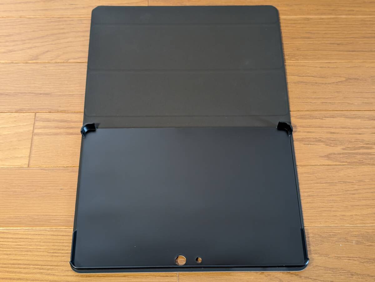 Microsoft Surface Go2 第二世代 ケース/カバー 手帳型 上質 高級PUレザー シンプル (グレー)_画像2