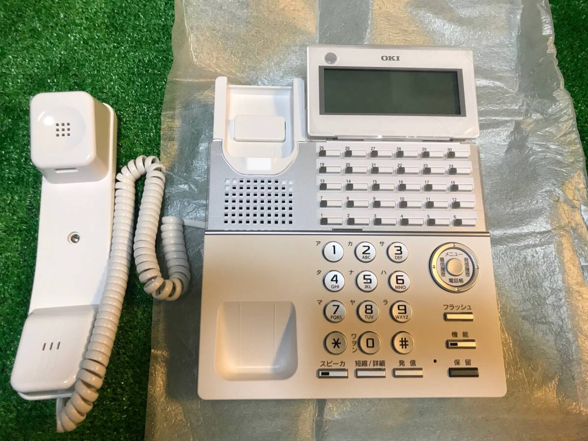 [ unused goods (^v^)/] MKT/ARC-30DKHF-W-02A.OKI CrosCore2 Cross core 2 30 button standard telephone machine 20 year made [C-10003-7