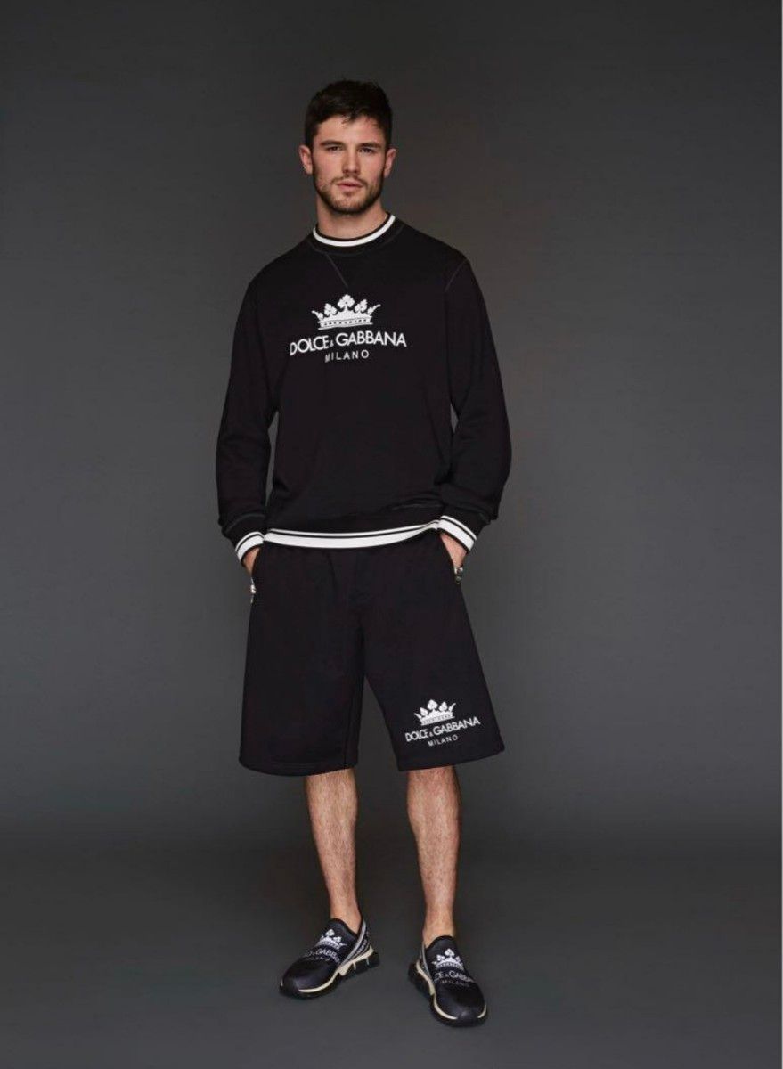 美品】ドルガバ CROWN SWEAT SHIRT クラウンプリント クルー 美品】ドルガバ CROWN SWEAT SHIRT クラウンプリント クルー