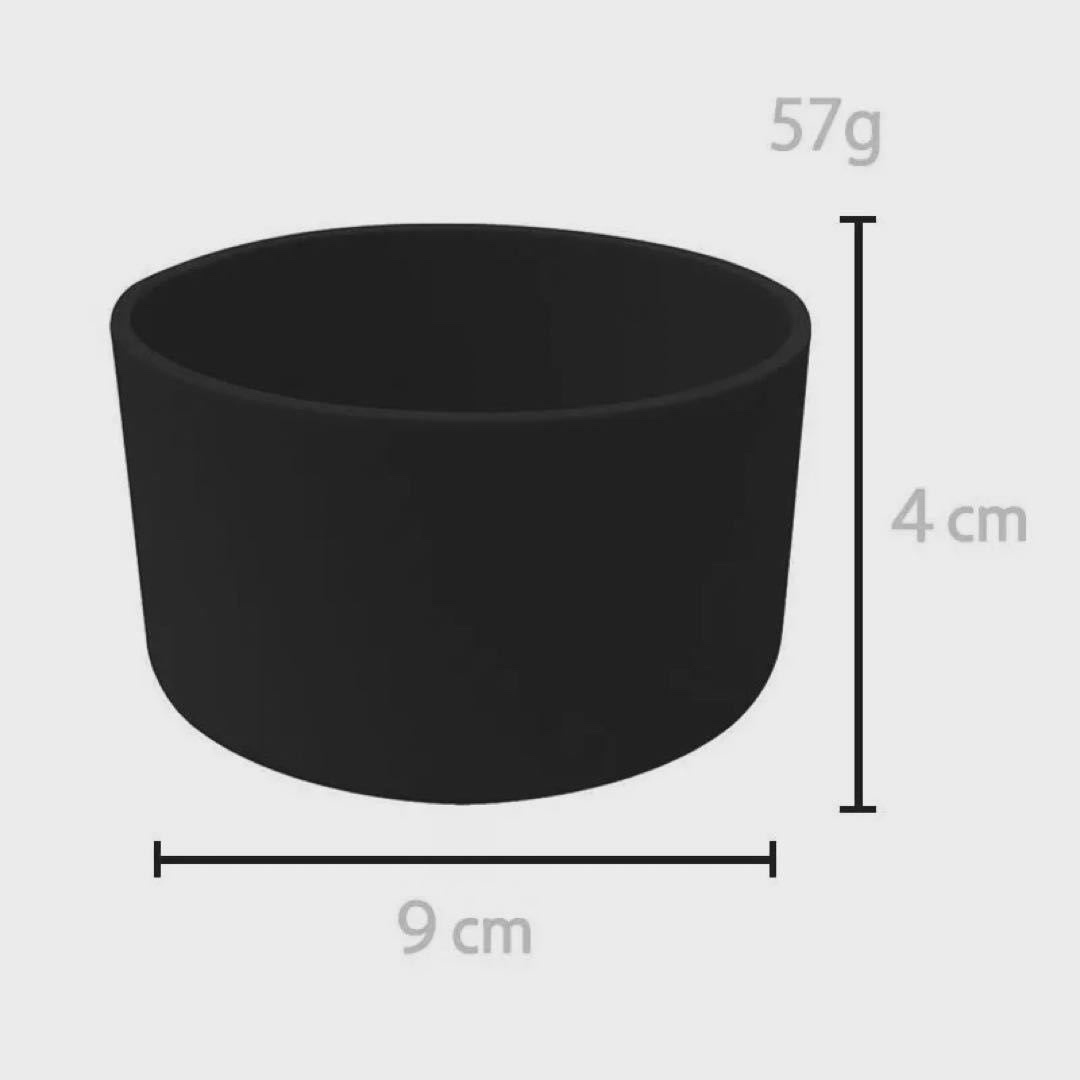 水筒底カバー1個 シリコン 0.8 1 1.5L リットル ボトル 黒90mm 底抜け 傷防止 保護カバー キャップ 黒 ブラック サーモス 象印 互換性あり_画像5