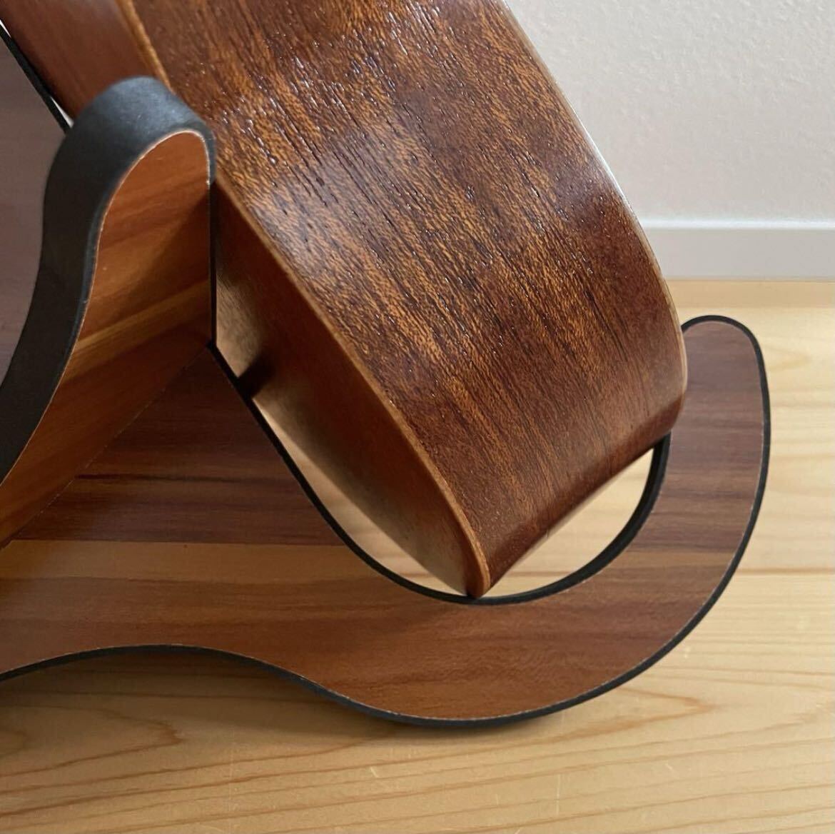 ウクレレ スタンド 小型 弦楽器 木製 ミニギター バイオリン 三線 マンドリン 組み立て式 コンサート 楽譜 譜面台 おしゃれ インテリア