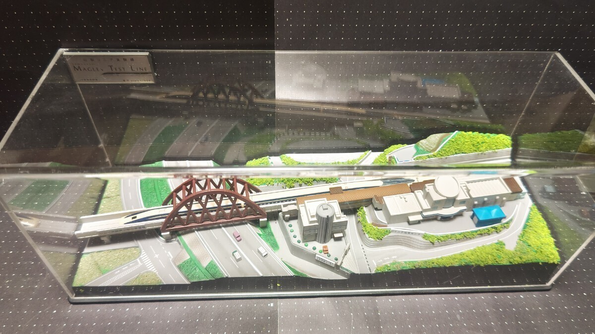 山梨リニア実験線 ジオラマ改 リニアモーターカー JR東海 1/300 YAMANASHI MAGLEV TEST LINE DIORAMA 鉄道模型 ジャンク 1スタの画像7