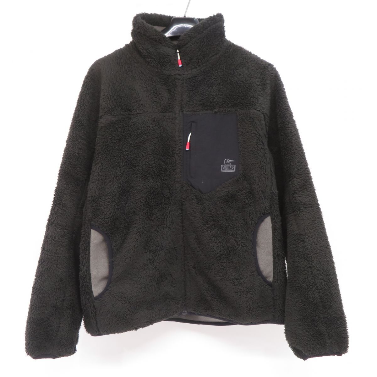 132 CHUMS BONDING FLEECE JACKET チャムス ボンディングフリースジャケット CH04-1277 XLサイズ ※中古_画像1