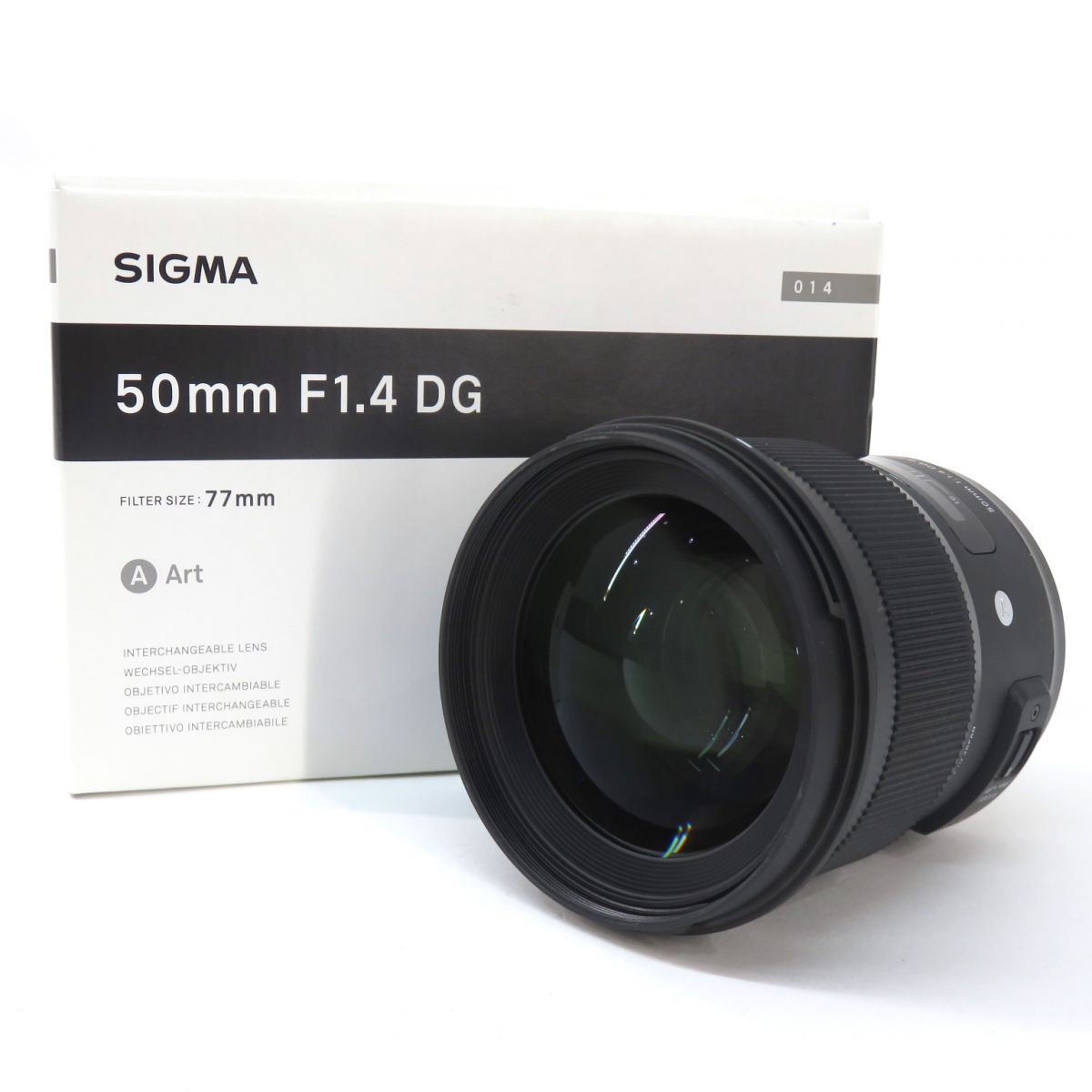 105s SIGMA シグマ 50mm F1.4 DG HSM Art ニコンF用 単焦点レンズ ※中古の画像1