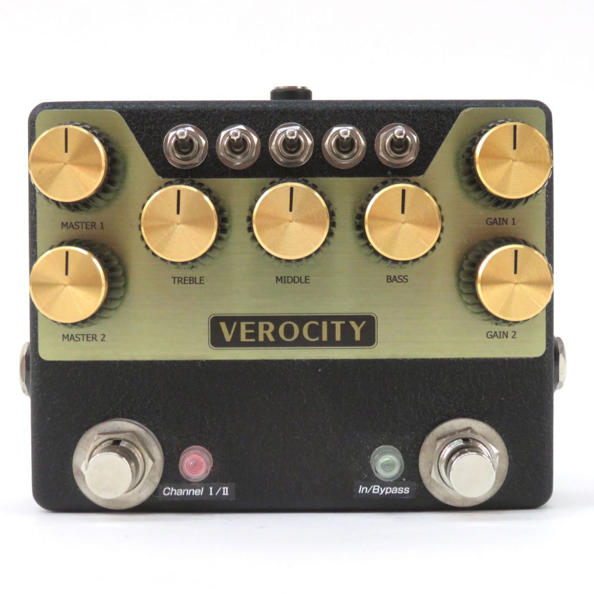 094s☆VeroCity Effects Pedals ベロシティーエフェクトペダル FRD-5 ギター用 エフェクター プリアンプ ※中古_画像2