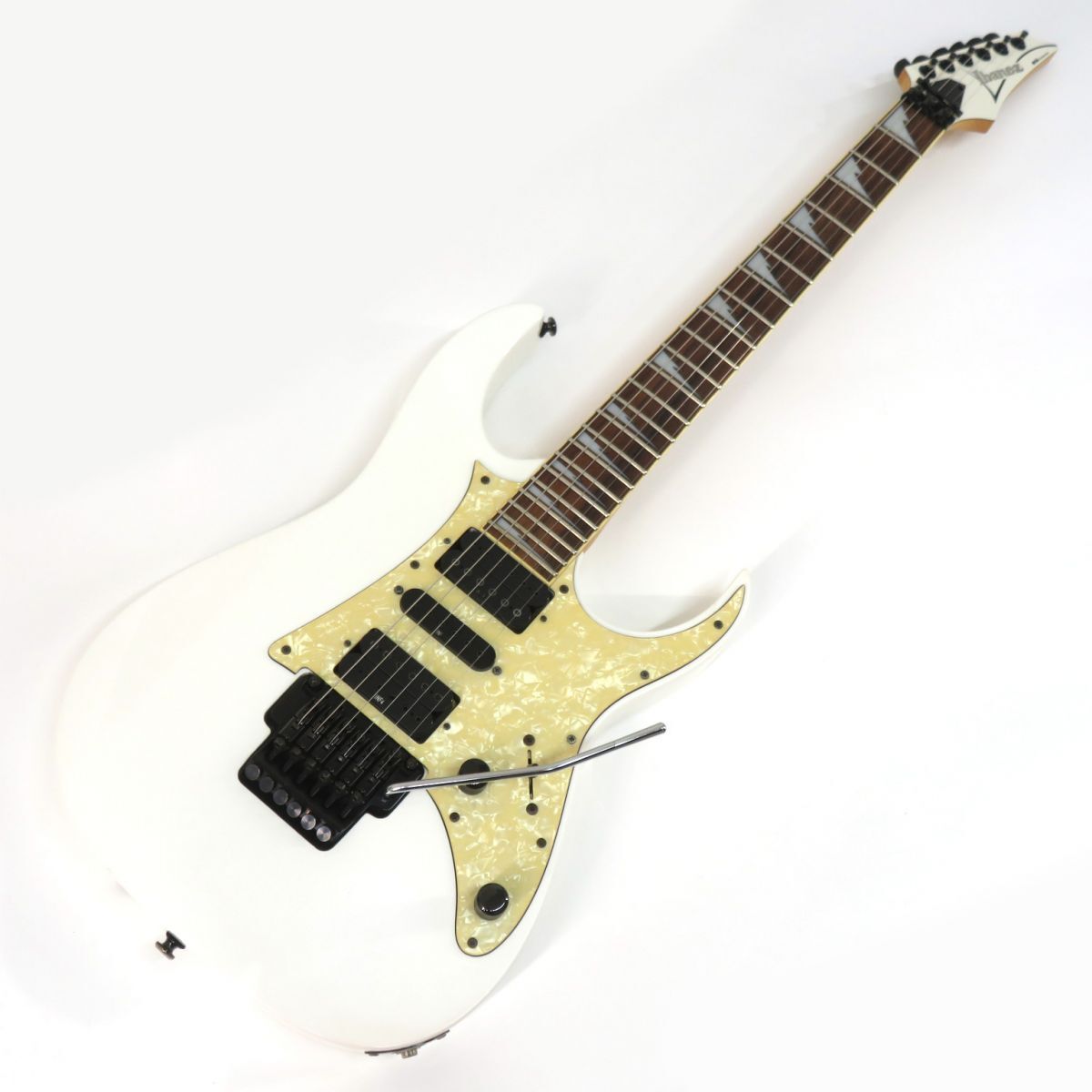 092s☆Ibanez アイバニーズ RG350DX ホワイト エレキギター ※中古_画像1