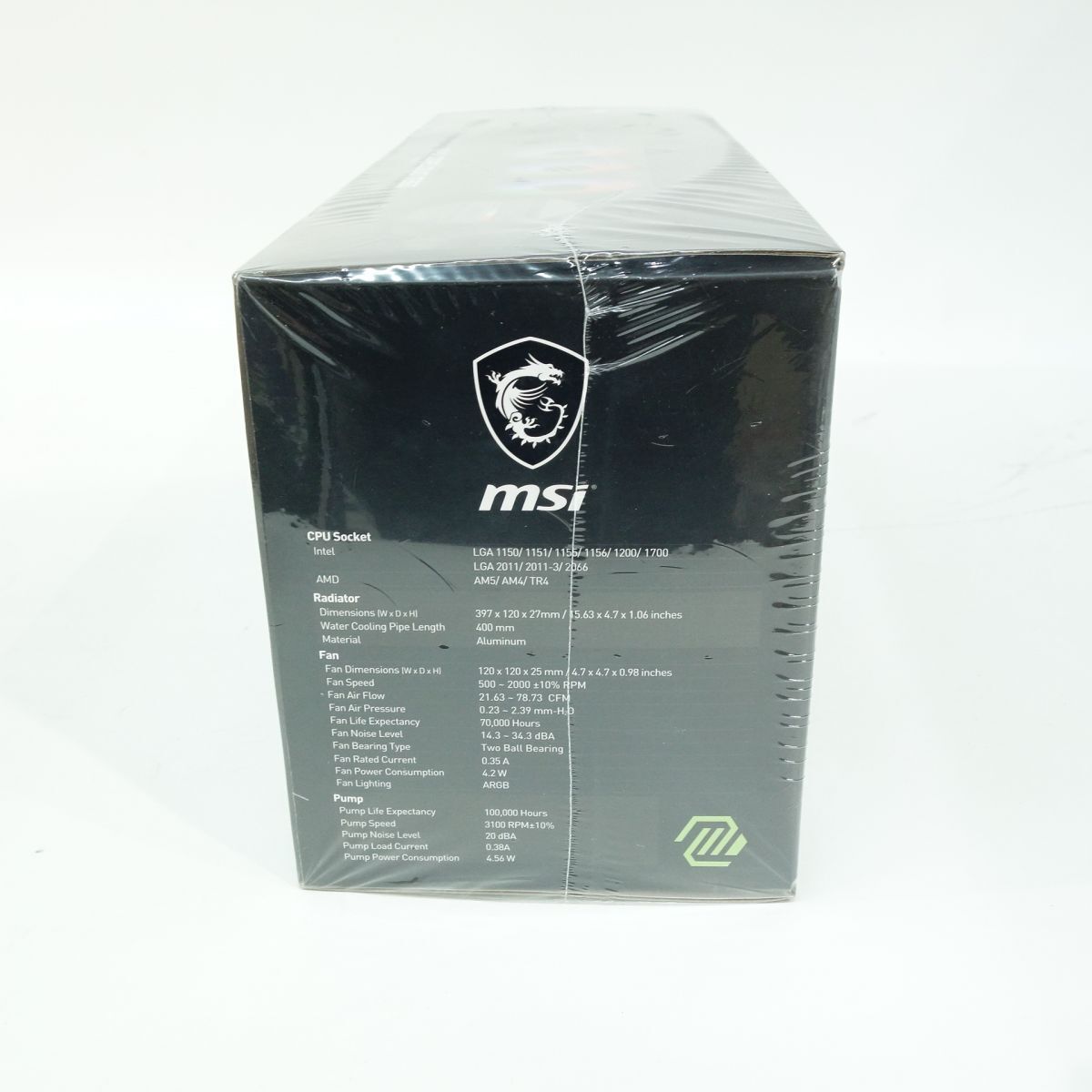 099s [ unopened ]MSI MAG CORELIQUID M360 water cooling CPU cooler,air conditioner APL362512V
