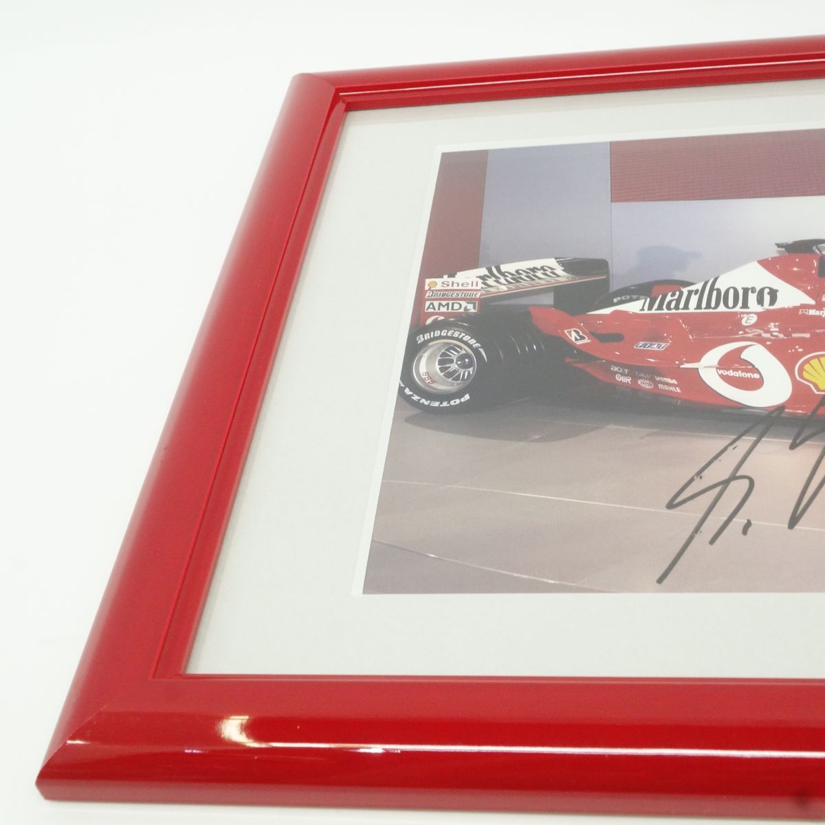 107 F1 レーシングドライバー Michael Schumacher ミハエル・シューマッハ 額付き写真 ※中古の画像4