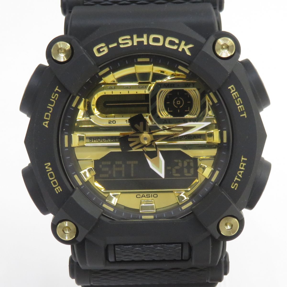 160【未使用】CASIO カシオ G-SHOCK GA-900AG-1ADR 海外モデル クオーツ 腕時計_画像1
