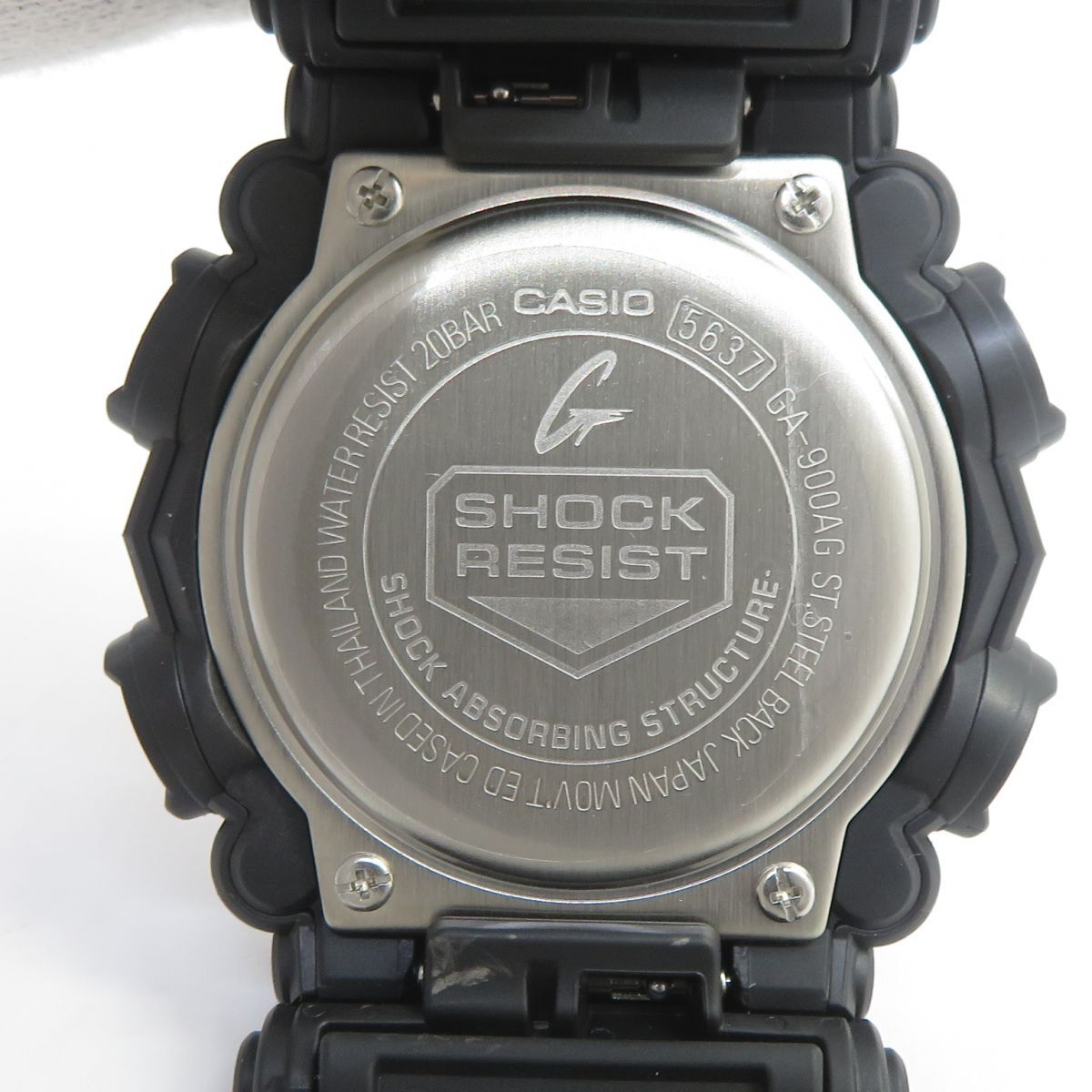 160【未使用】CASIO カシオ G-SHOCK GA-900AG-1ADR 海外モデル クオーツ 腕時計_画像5