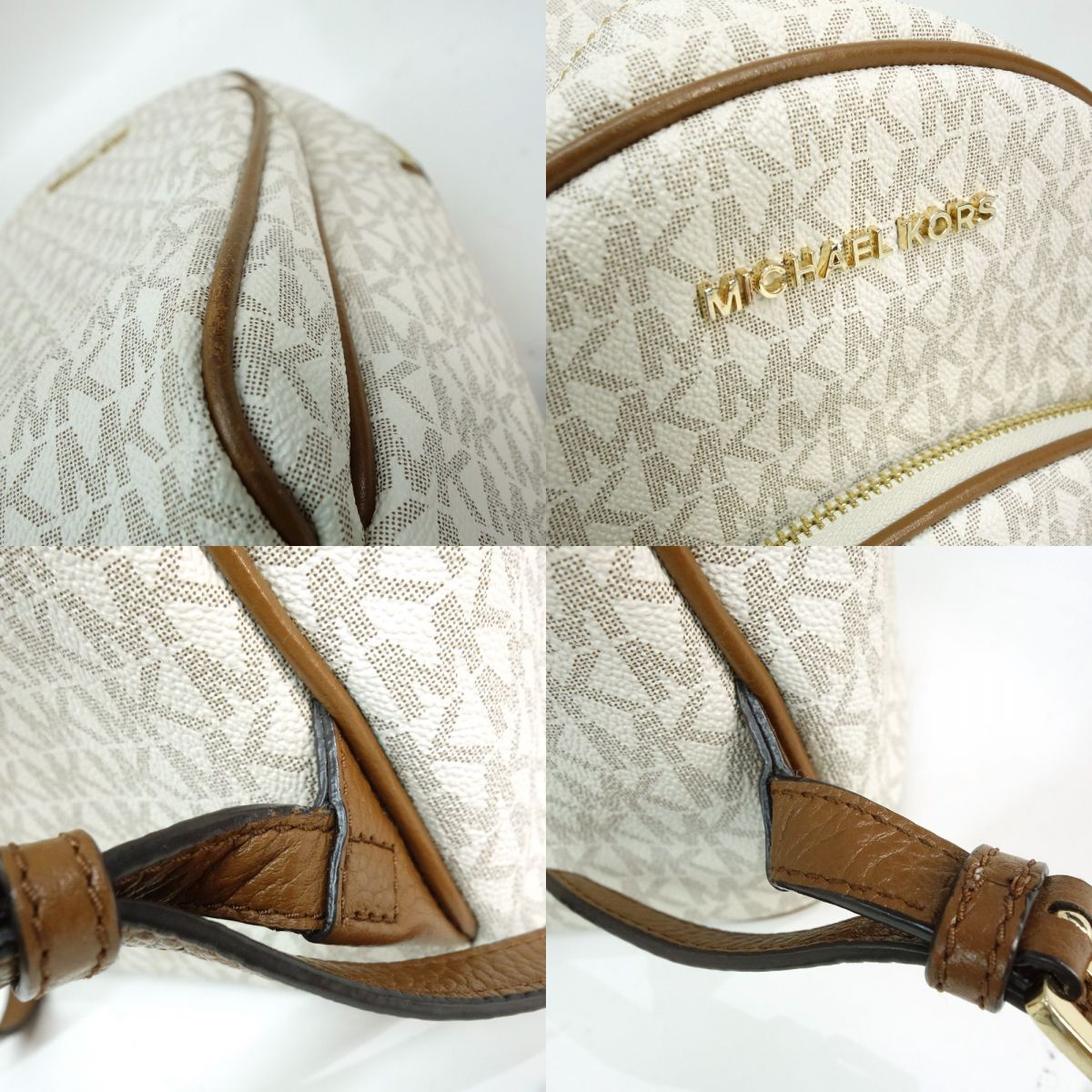 148s MICHAEL KORS マイケルコース ABBEY BACKPACK アビー バックパック リュック 35F8GAYB2B ※中古_画像9