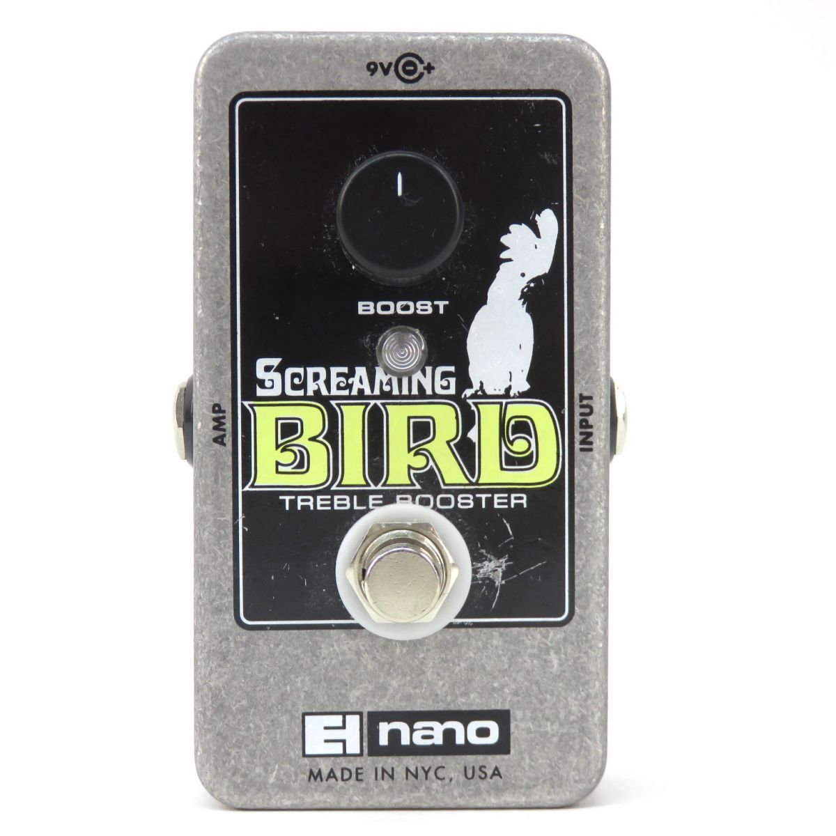 094s☆Electro-Harmonix エレクトロハーモニックス SCREAMING BIRD ギター用 エフェクター ブースター ※中古_画像2