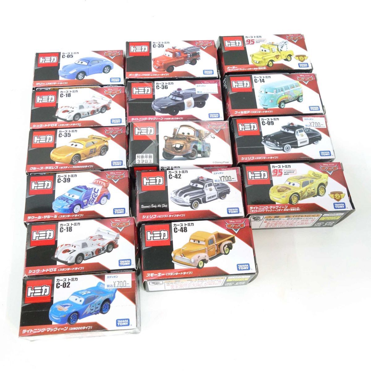 074 Tomica The Cars lightning * Mac .-n cruise *lami less etc. 15 point set summarize unopened equipped * Junk 