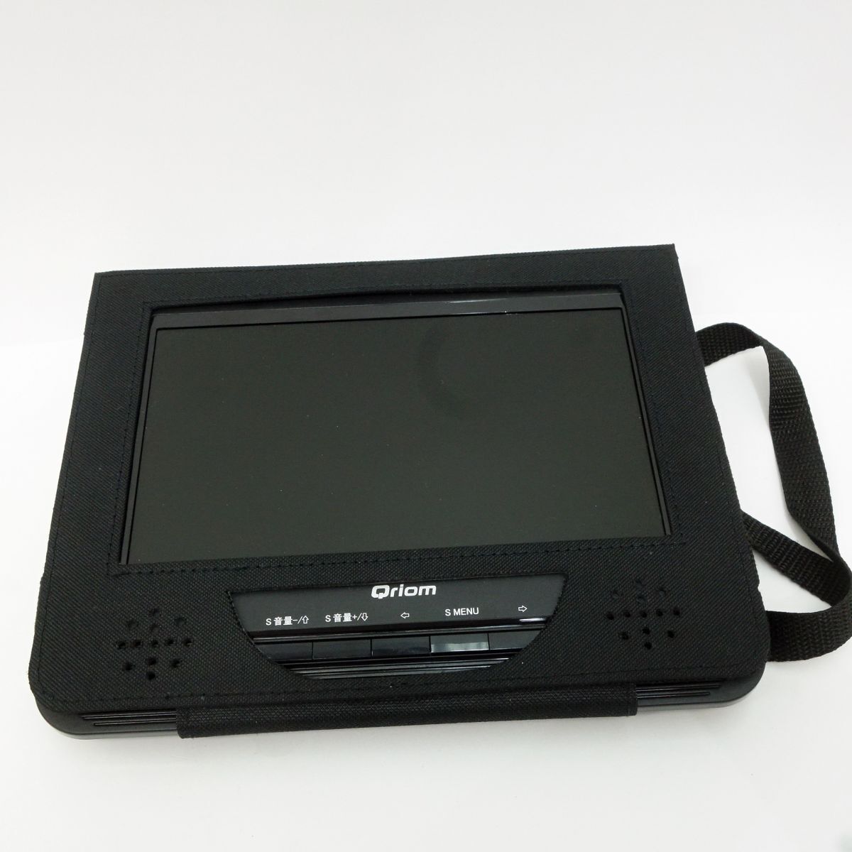 119 Qriom/キュリオム 9インチツインモニター ポータブルDVDプレーヤー CPD-TM90(B) CPRM対応 AC/DC対応 カー用品 ※中古の画像2