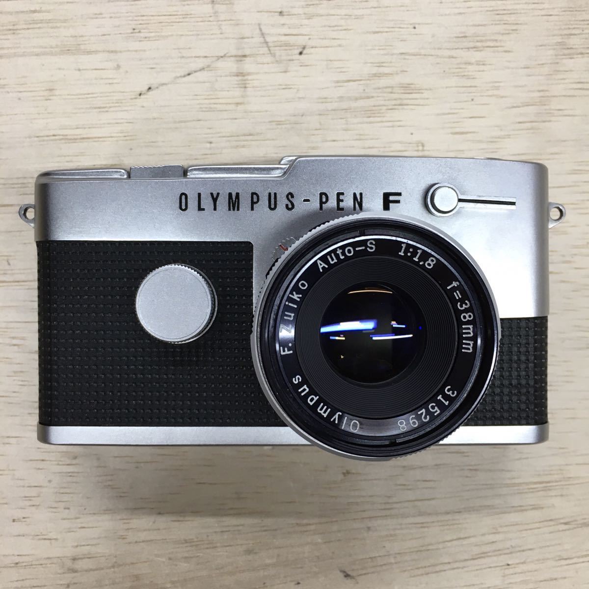 1円～ ★送料無料★ OLYMPUS PEN-FT オリンパス ペン 一眼レフ フィルムカメラ Fズイコー 38ｍｍ F1.8 レンズセットの画像1