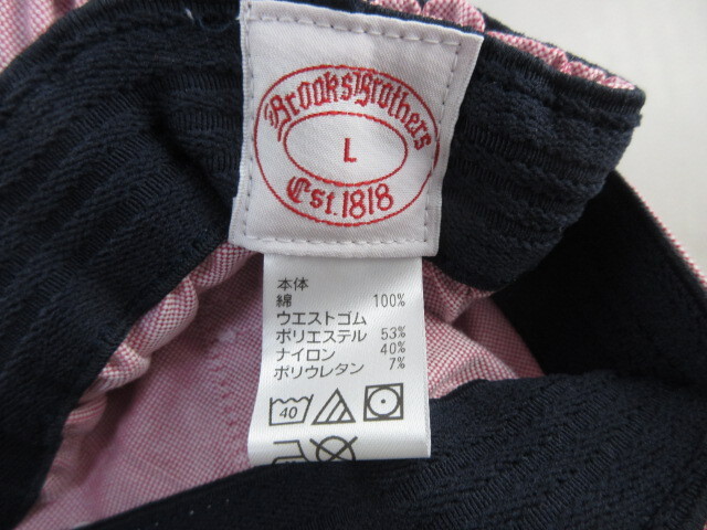  new goods prompt decision!# Brooks Brothers trunks 2 sheets set L regular price 6600 jpy made in Japan tongue bru dryer correspondence general merchandise shop handling in present .!⑥