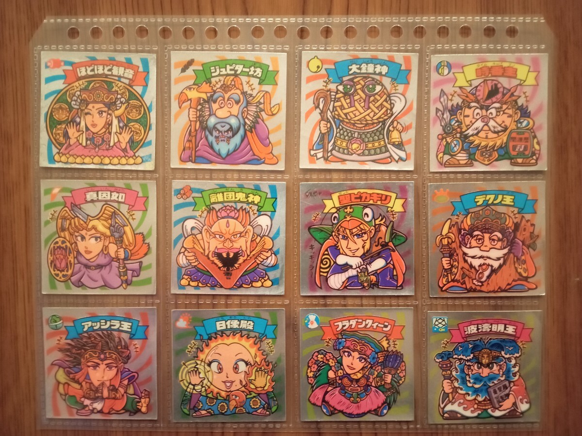  Old Bikkuriman seal 16....36 sheets full comp summarize set angel, amulet, demon 