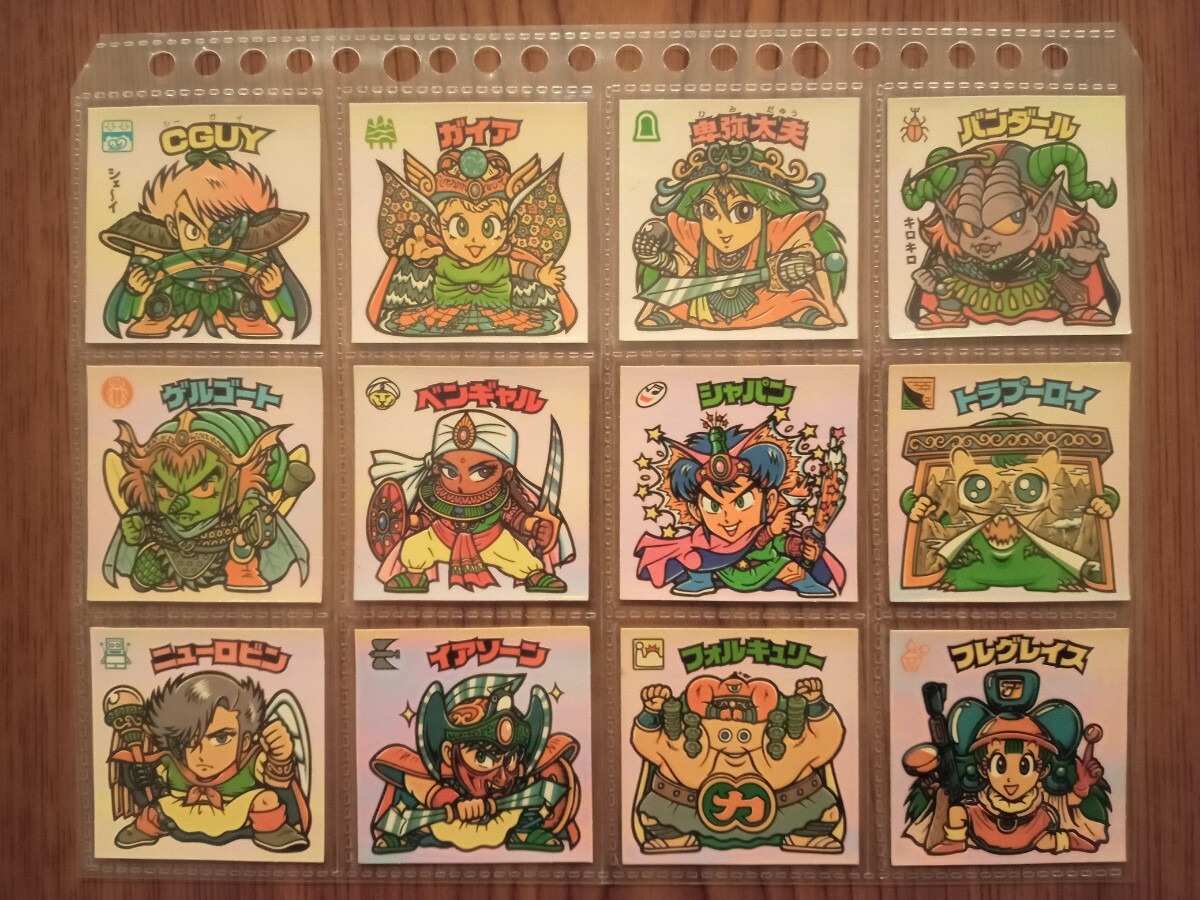  Old Bikkuriman seal 21....36 sheets full comp summarize set angel, next fee, demon 