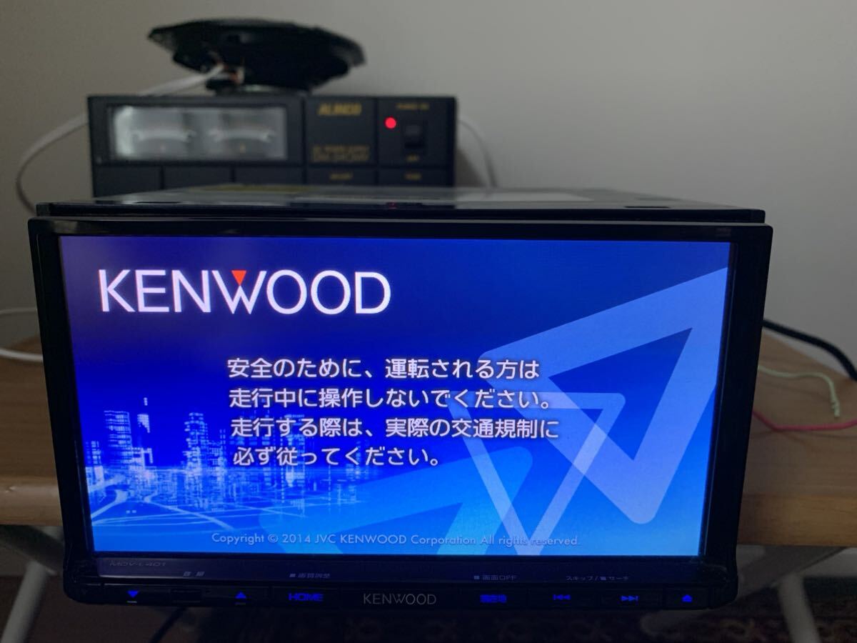 KENWOOD* Kenwood *MDV-L401 * map data 2013 year * car car navigation system *Bluetooth*CD. DVD. SD card AM*FM* simple operation verification ending 