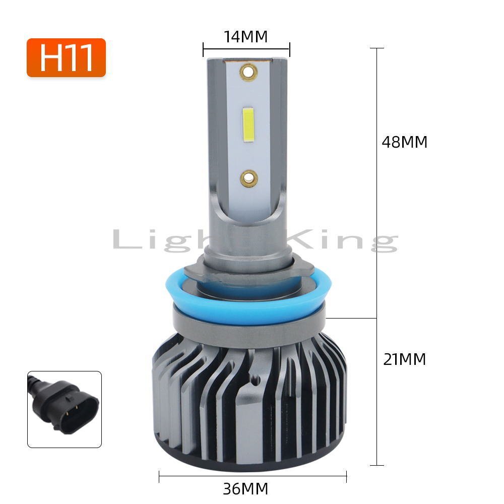 超爆光 20000LM LED ファン付 フォグランプ 80W x 2灯セット H8/H11/H16 ライムグリーン 緑 USA CREE製 20 200系 クラウン_画像10