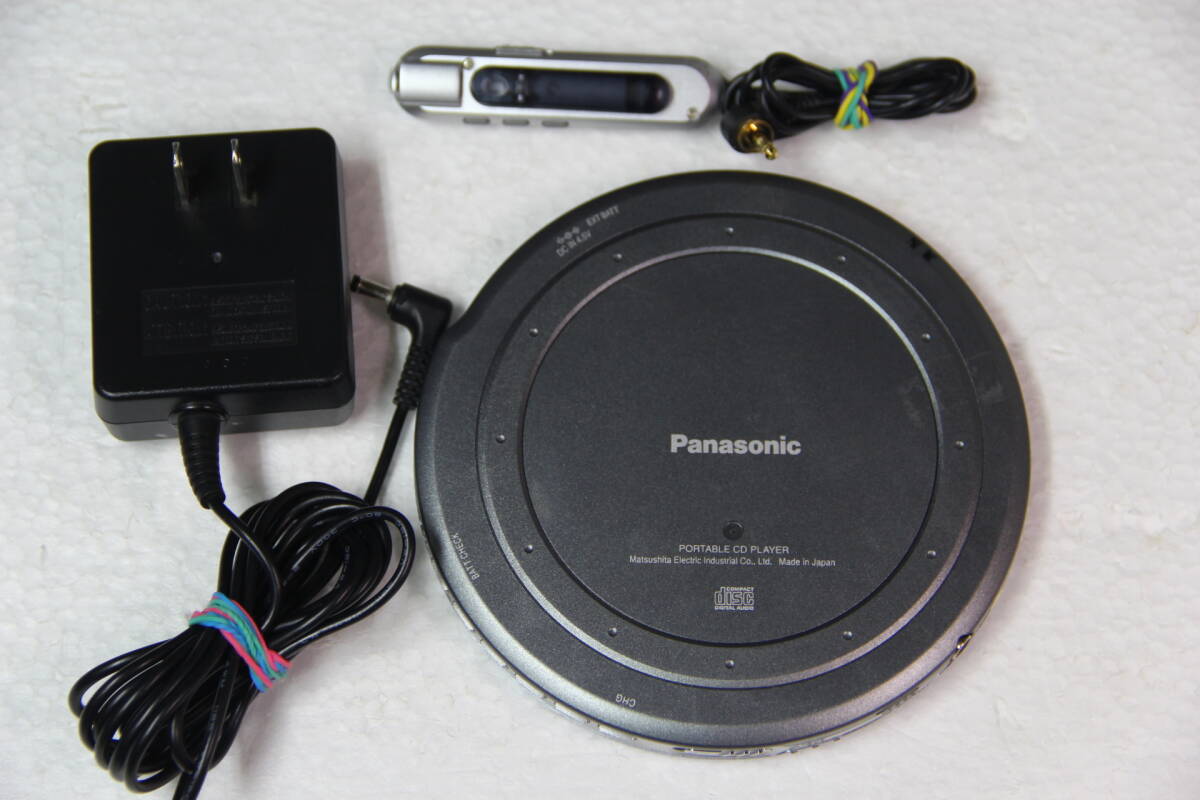 Panasonic ポータブルCDプレーヤー SL-CT810 D.SOUND WMA/MP3 リモコン/RFEA427J ACアダプター付属 の画像2