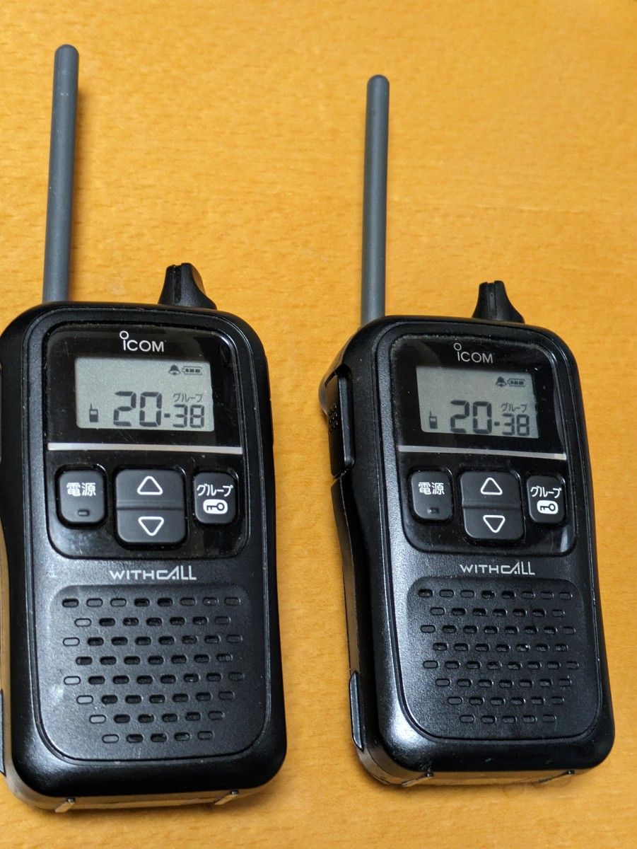 最終値下げ品【2台ｾｯﾄ】ICOM アイコム 特定小電力トランシーバー 無線機 トランシーバー 免許不要 WITHCALL 