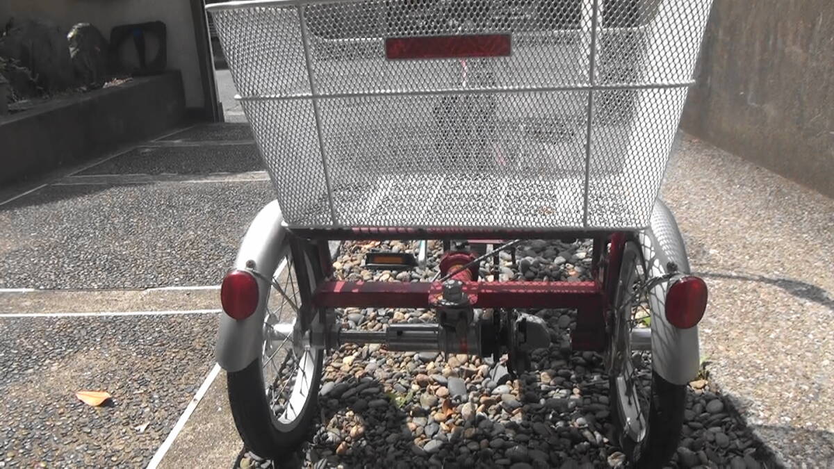 France Bed велосипед с электроприводом для взрослых трехколесный велосипед передний колесо 20 дюймовый задние колеса 14 дюймовый утиль аккумулятор дефект 