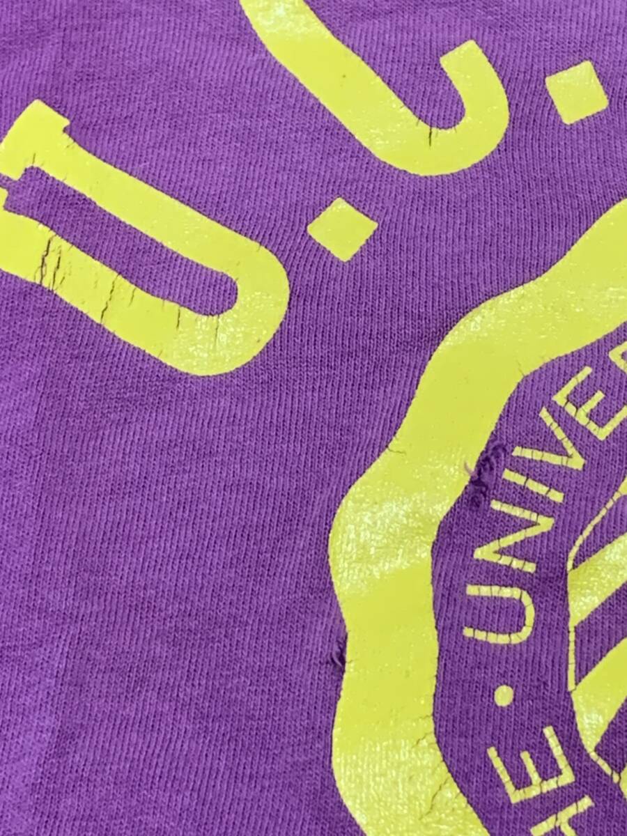 80's 黒タグ SOFFE カレッジプリントTシャツ 紫色 Mサイズ アメリカ製 ビンテージ VINTAGE ヴィンテージ アメカジ 古着 USED USA_画像10