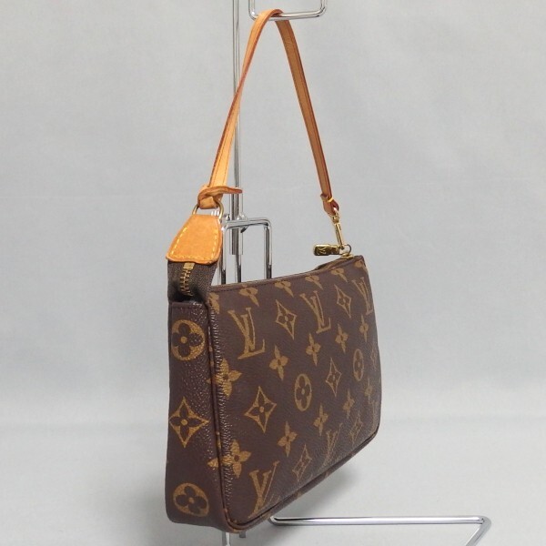 良品★LOUIS VUITTON ポシェットアクセソワ－ル Ｍ51980 モノグラム アクセサリーポーチ ハンドバッグ ルイ・ヴィトン★_画像2