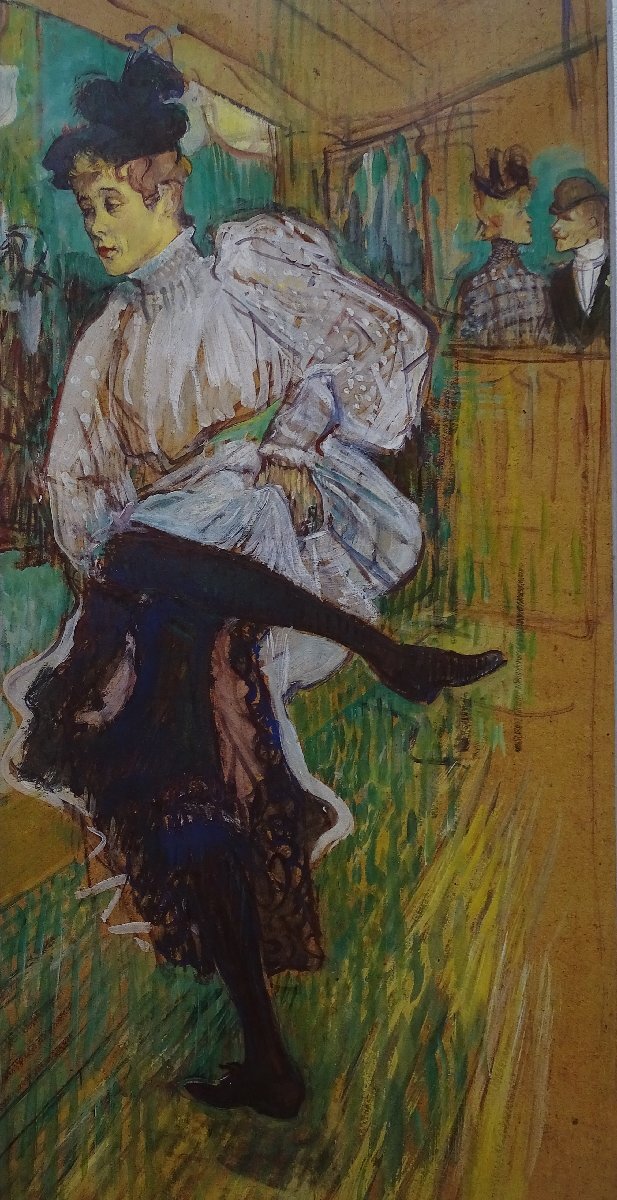 作者名：　Henri　de　Touiouse　Lautrec　・画題：　人物　・技法　：複製画　　　NO-2-5-4-12-18.5_画像2