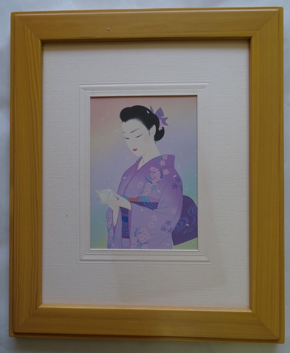 ・作者名：　・鶴田　一郎　・画題：　・美人画　・技法：　・日本画（複製）_画像5