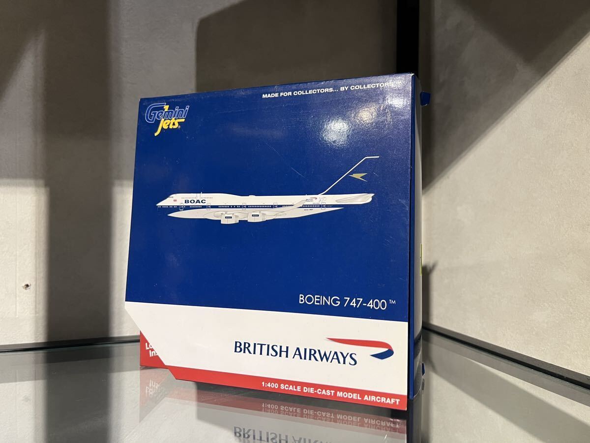 1/400 Gemini ブリティッシュエアウェイズ B747-400 BOAC塗装の画像3