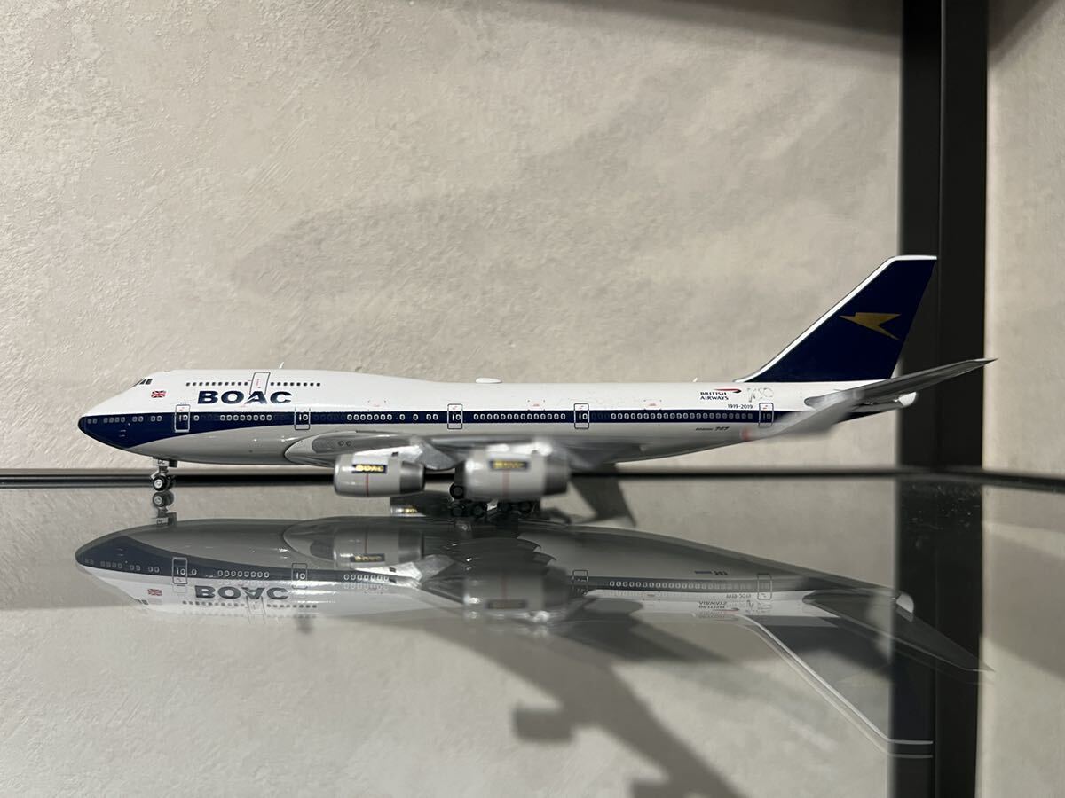 1/400 Gemini ブリティッシュエアウェイズ B747-400 BOAC塗装の画像2