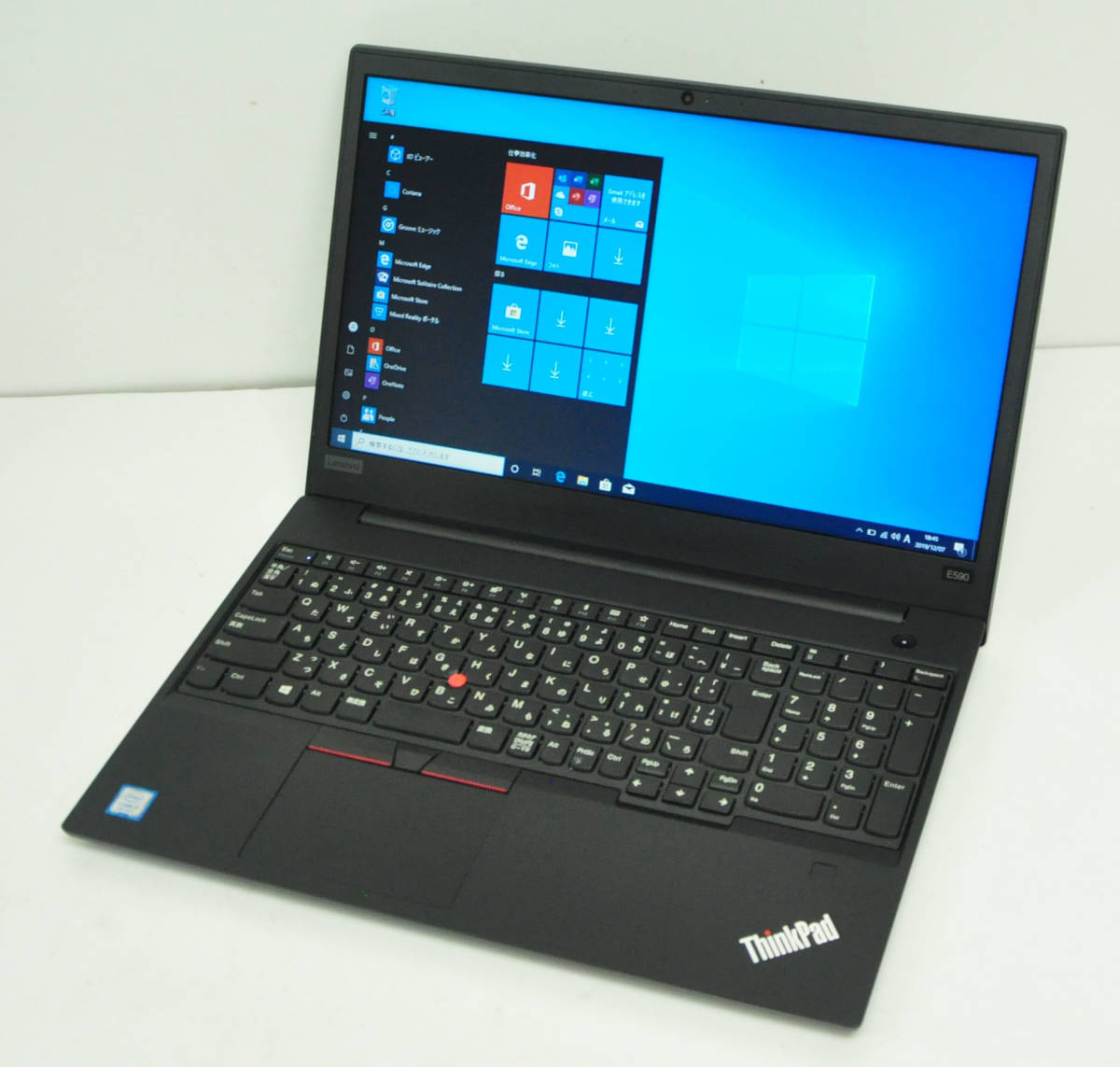 ★ 上位モデル ThinkPad E590 ★ 第8世代 Corei3 8145U/ メモリ8GB/ SSD:256GB/ カメラ/ Wlan/ テンキー/ Office2019/ Win11.の画像1