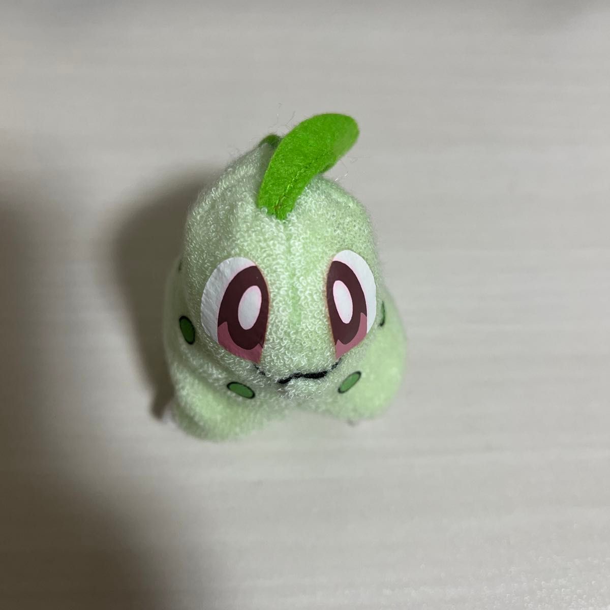 チコリータ タオルdeポケモン レトロ ぬいぐるみ ポケモンセンター ガチャポン