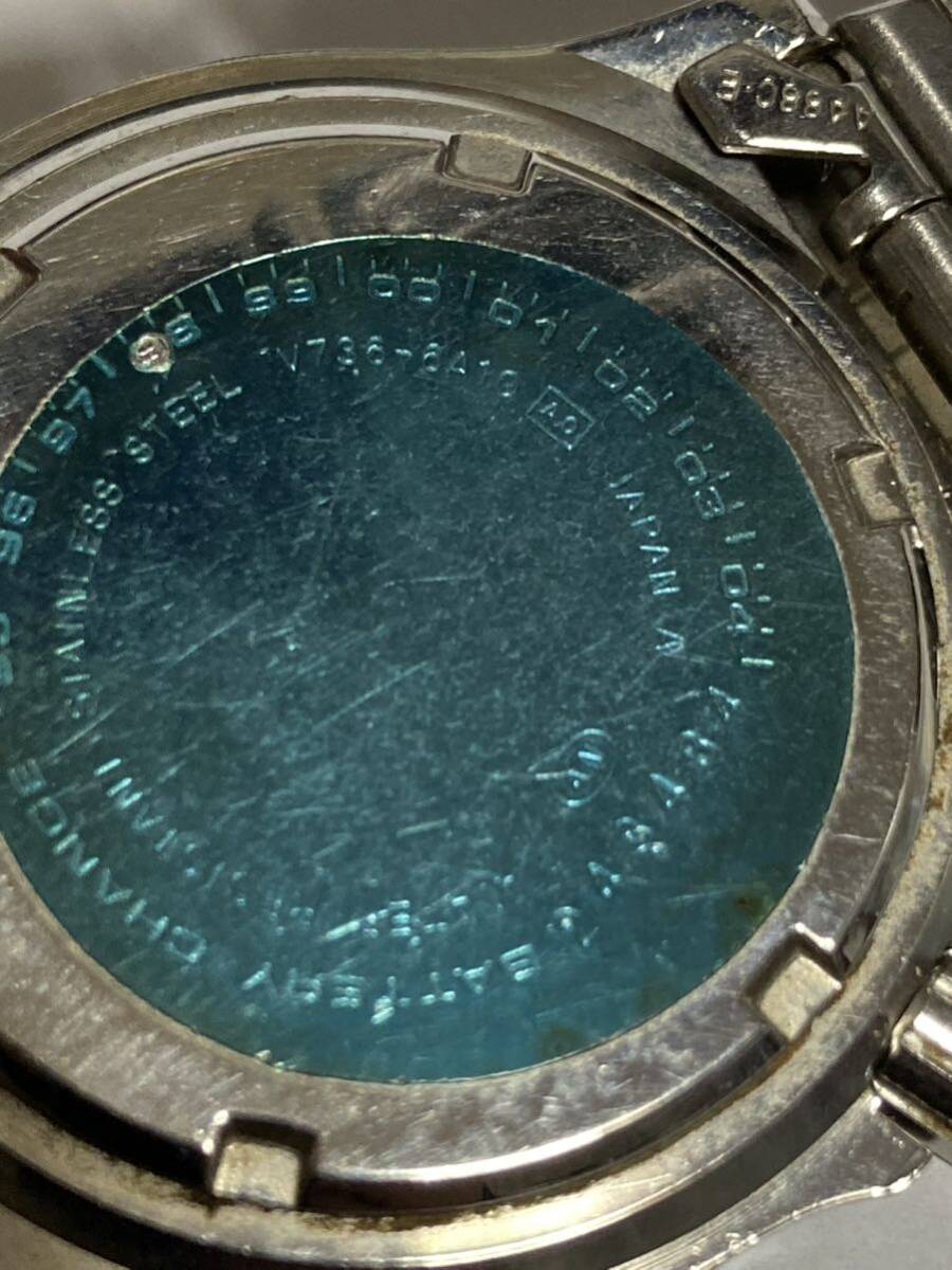 ジャンク SEIKO ALBA AQUA GEAR V736-6A10 腕時計 セイコー アクアギア の画像10
